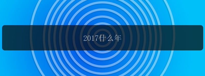 2017什么年