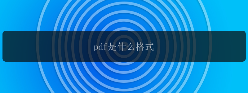 pdf是什么格式