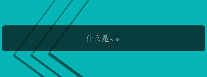 什么是spa