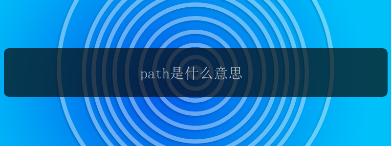 path是什么意思