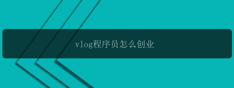 vlog程序员怎么创业