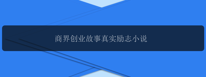 商界创业故事真实励志小说