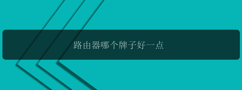 路由器哪个牌子好一点